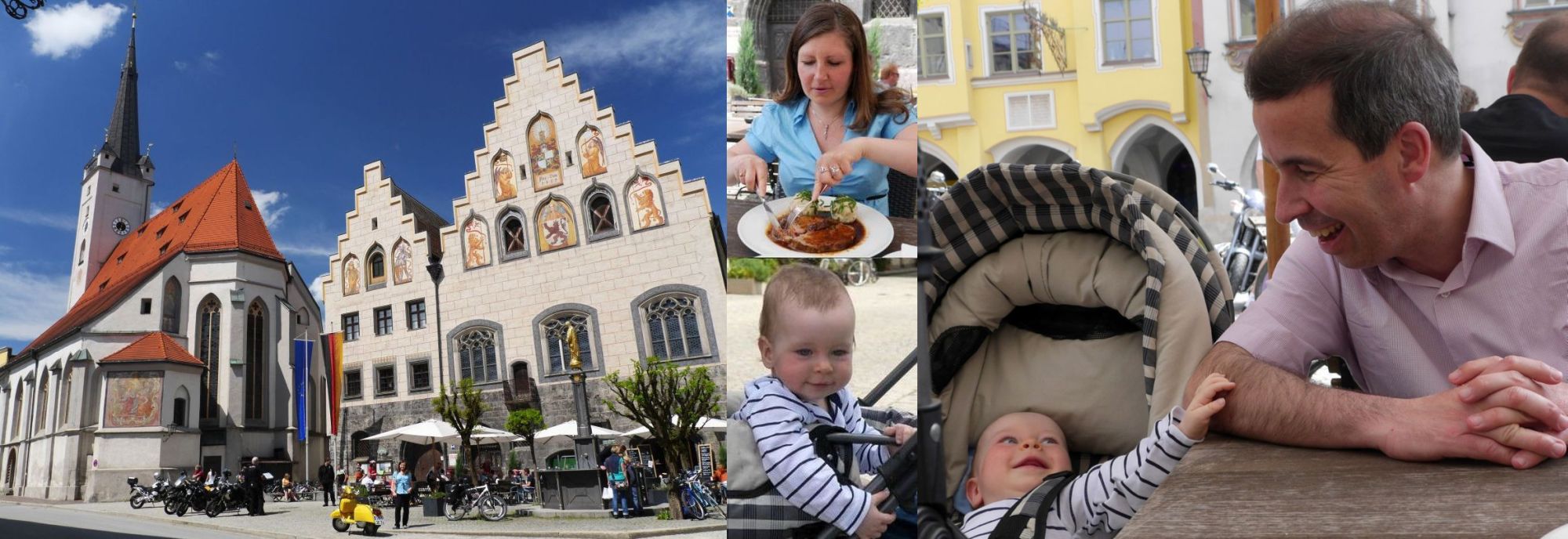 Familienausflug nach Wasserburg (Oberbayern)