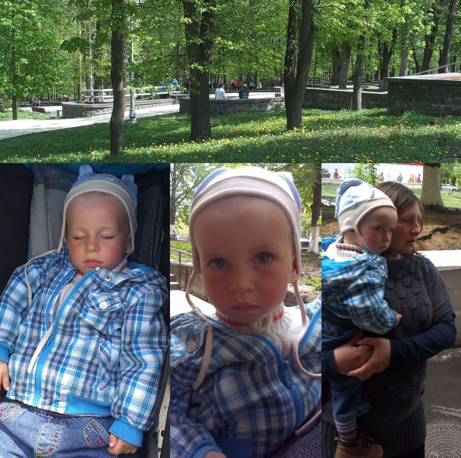 Vater-Sohn-Wiedersehen in Kiews Polytechnikumspark