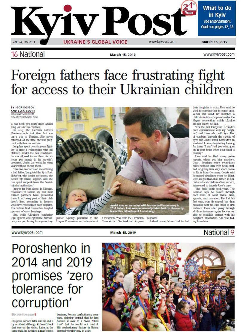 "Kyiv Post" - im Einsatz für das Wohl entführter Kinder