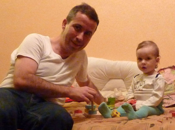 Letzte Vater-Sohn-Abendrituale in Kiew