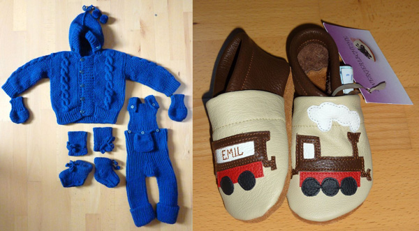 Emils erste Weihnachtsgeschenke